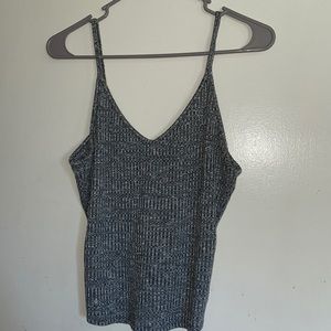 Grey crop tank
